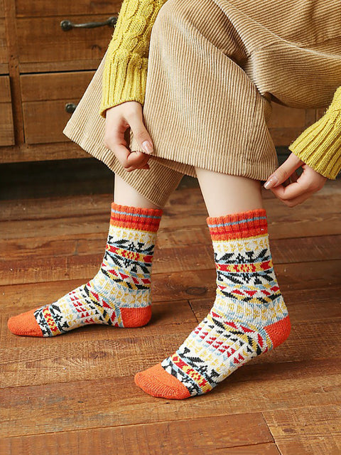 5 Pairs Women Winter Thicken Socks