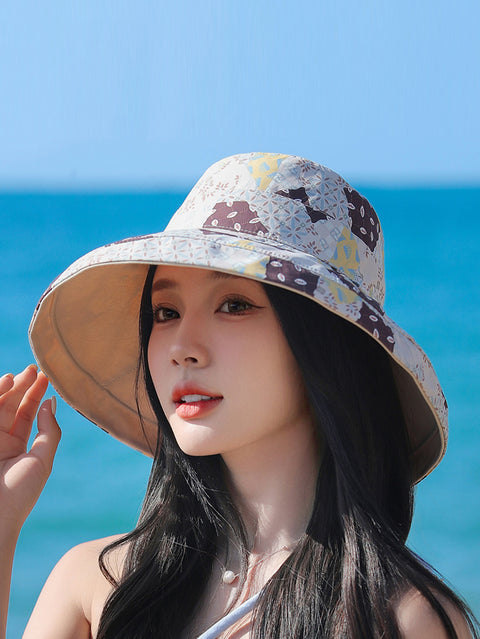 Women Casual Sunproof Dual-side Wearing Hat