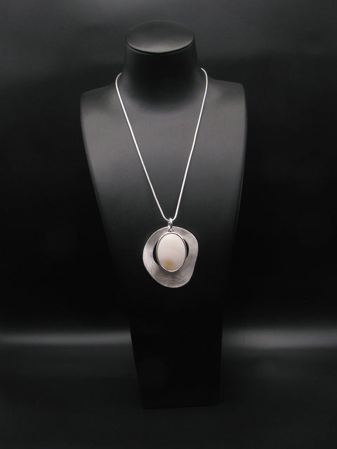 Fashion Irregular Alloy Shell Pendant Long Necklace