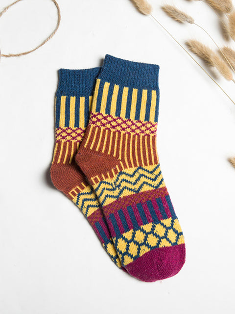 Beautiful Pattern Winter Thermal Socks